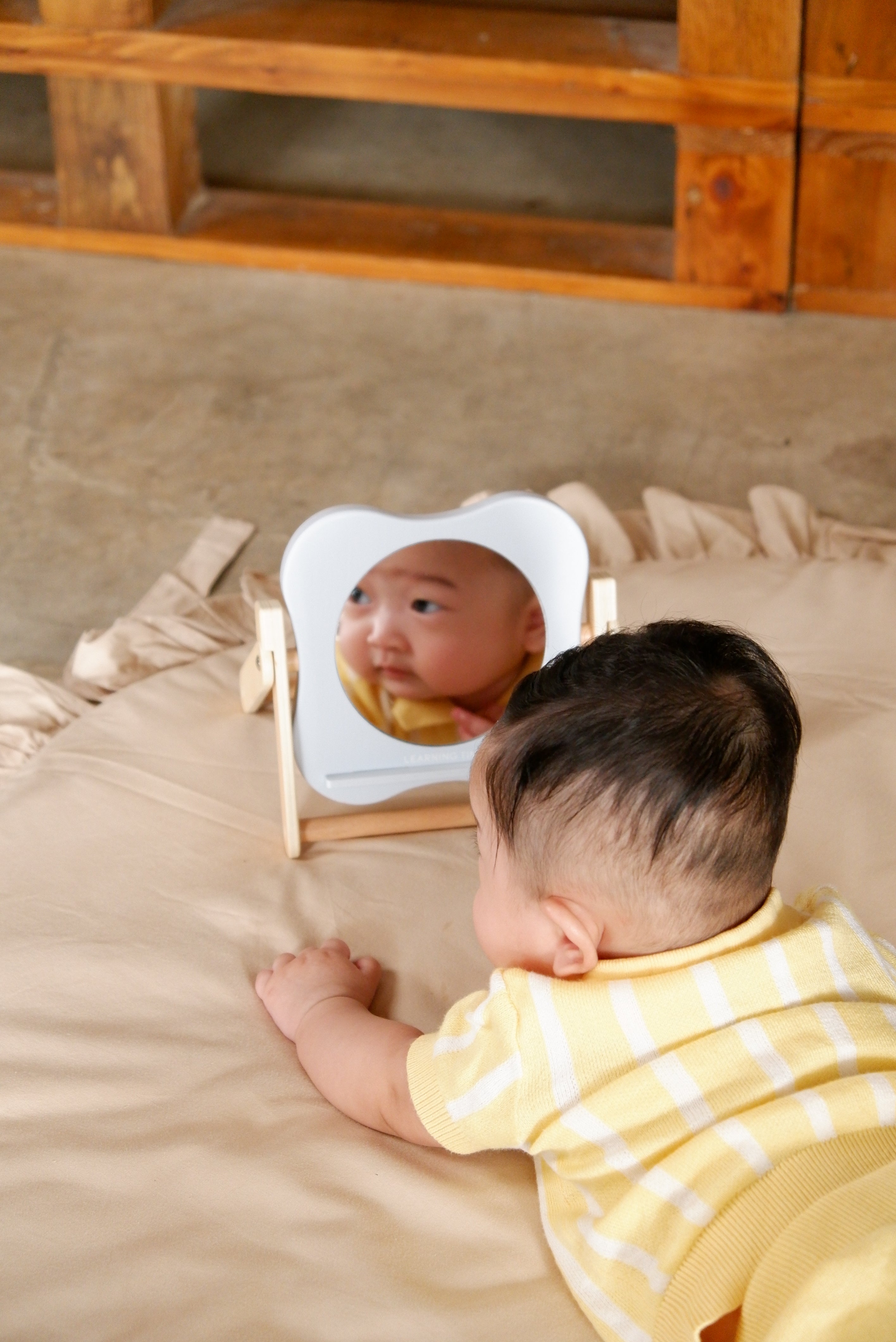 嬰兒安全鏡子配圖卡