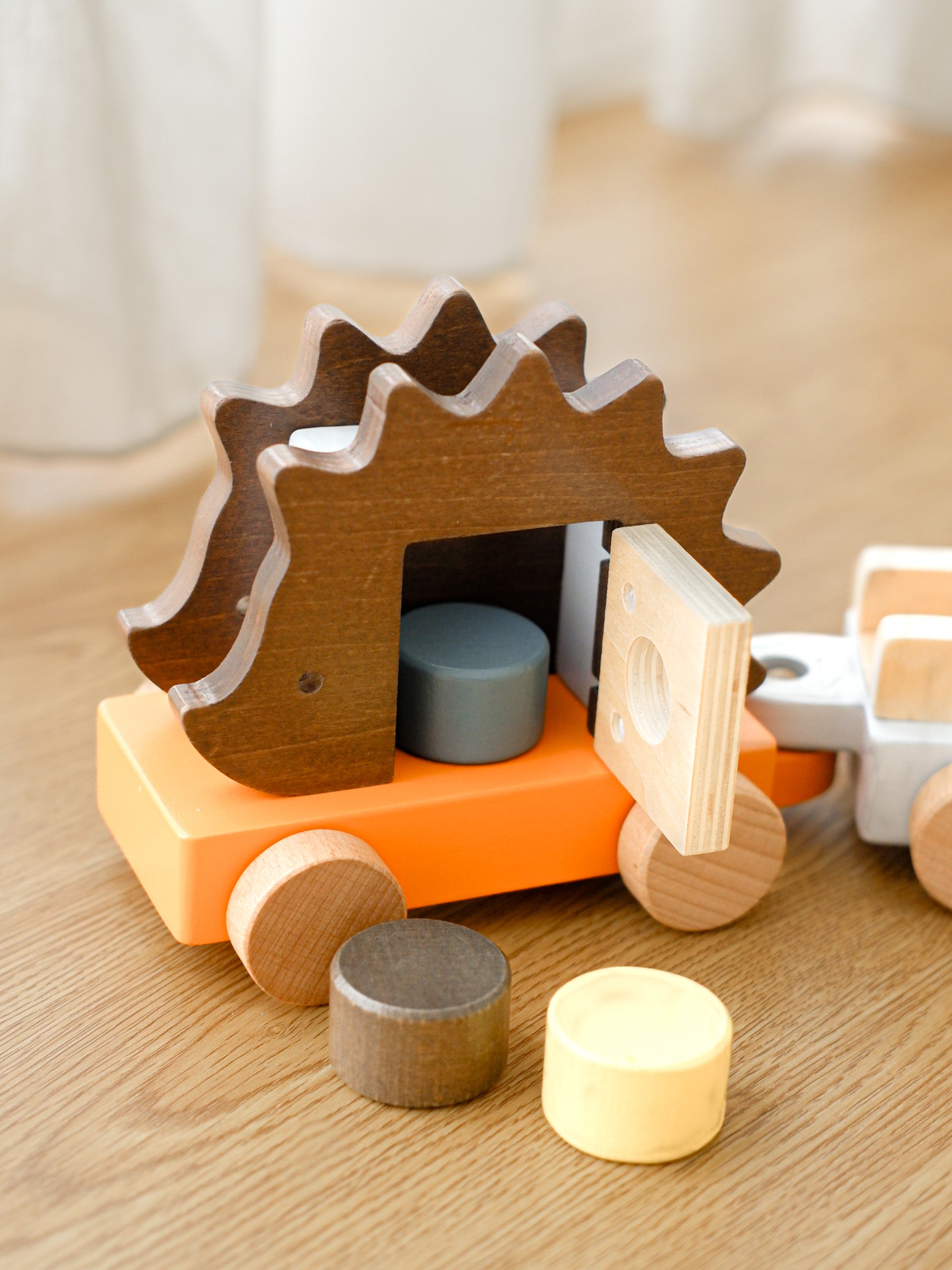 木製機關小火車