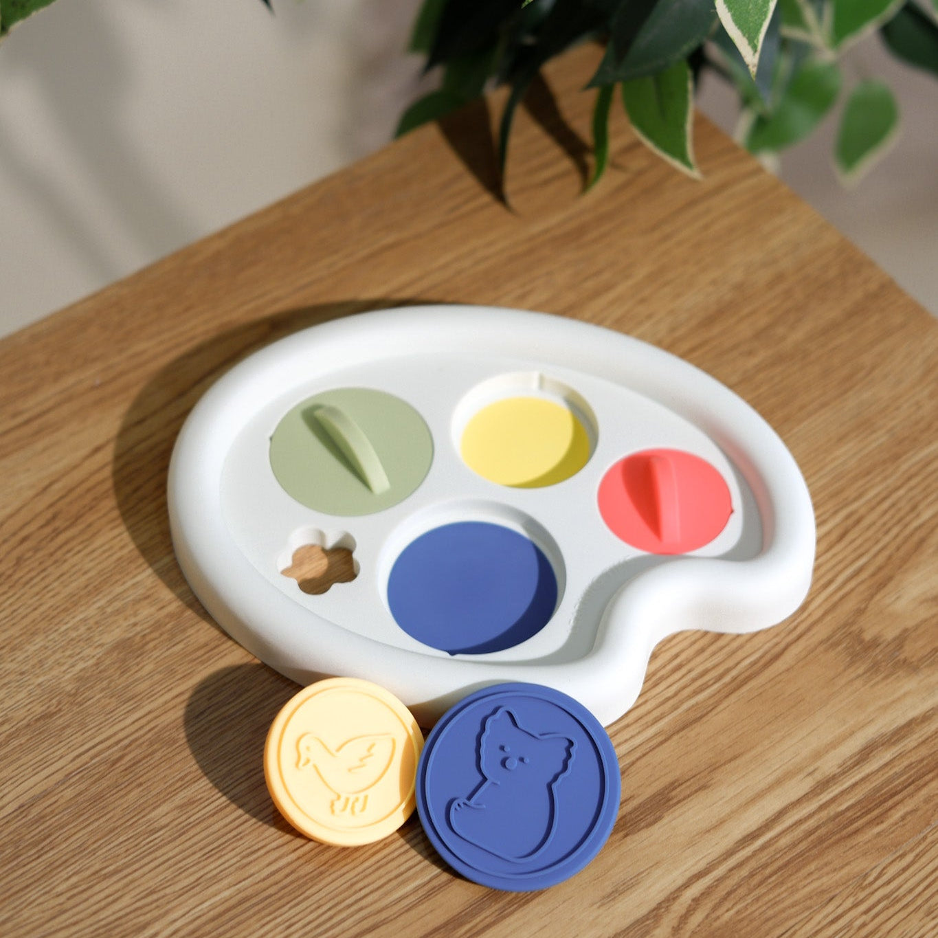 動物印章矽膠拼圖