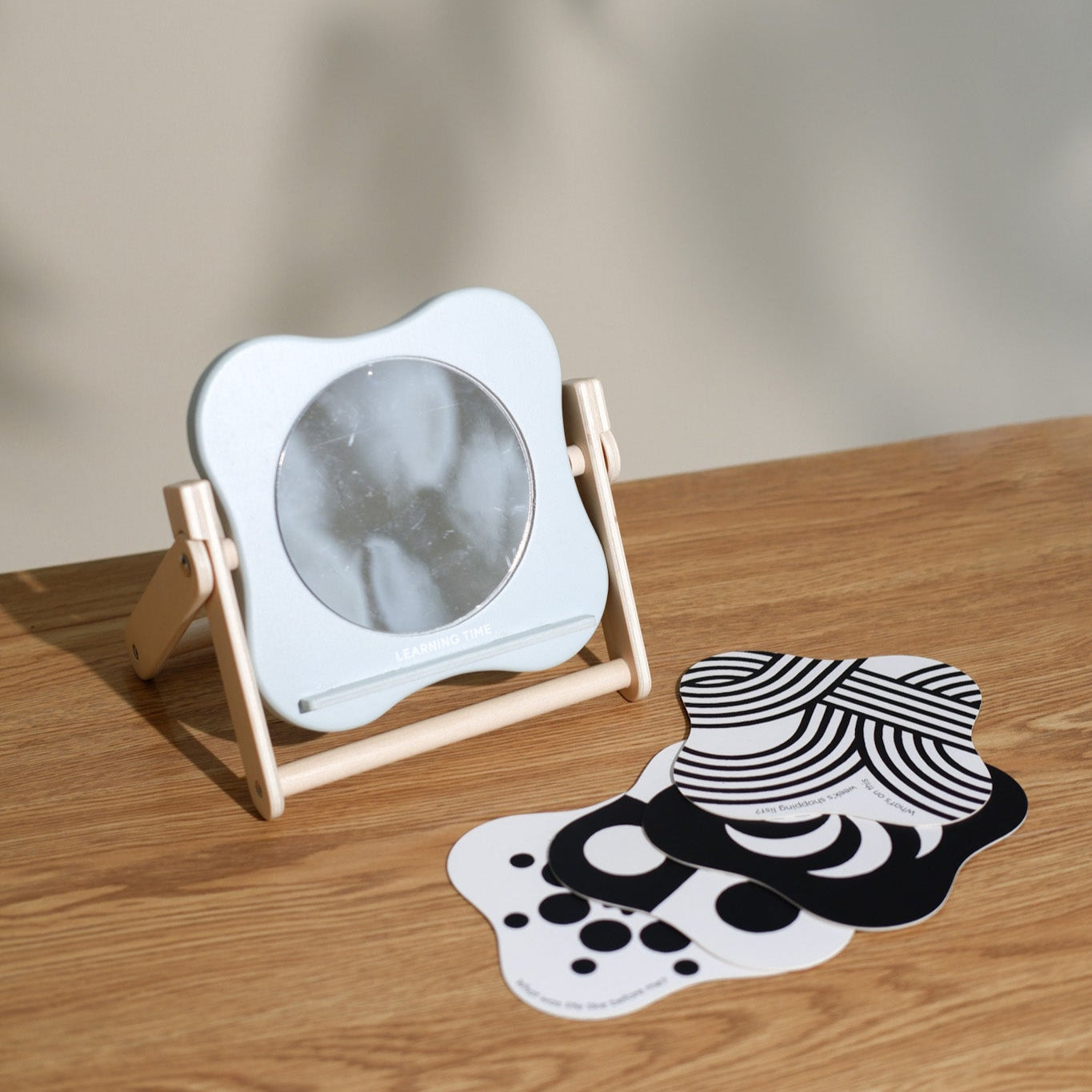 嬰兒安全鏡子配圖卡