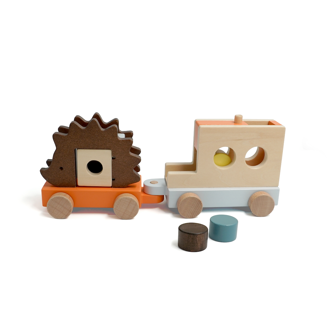 木製機關小火車