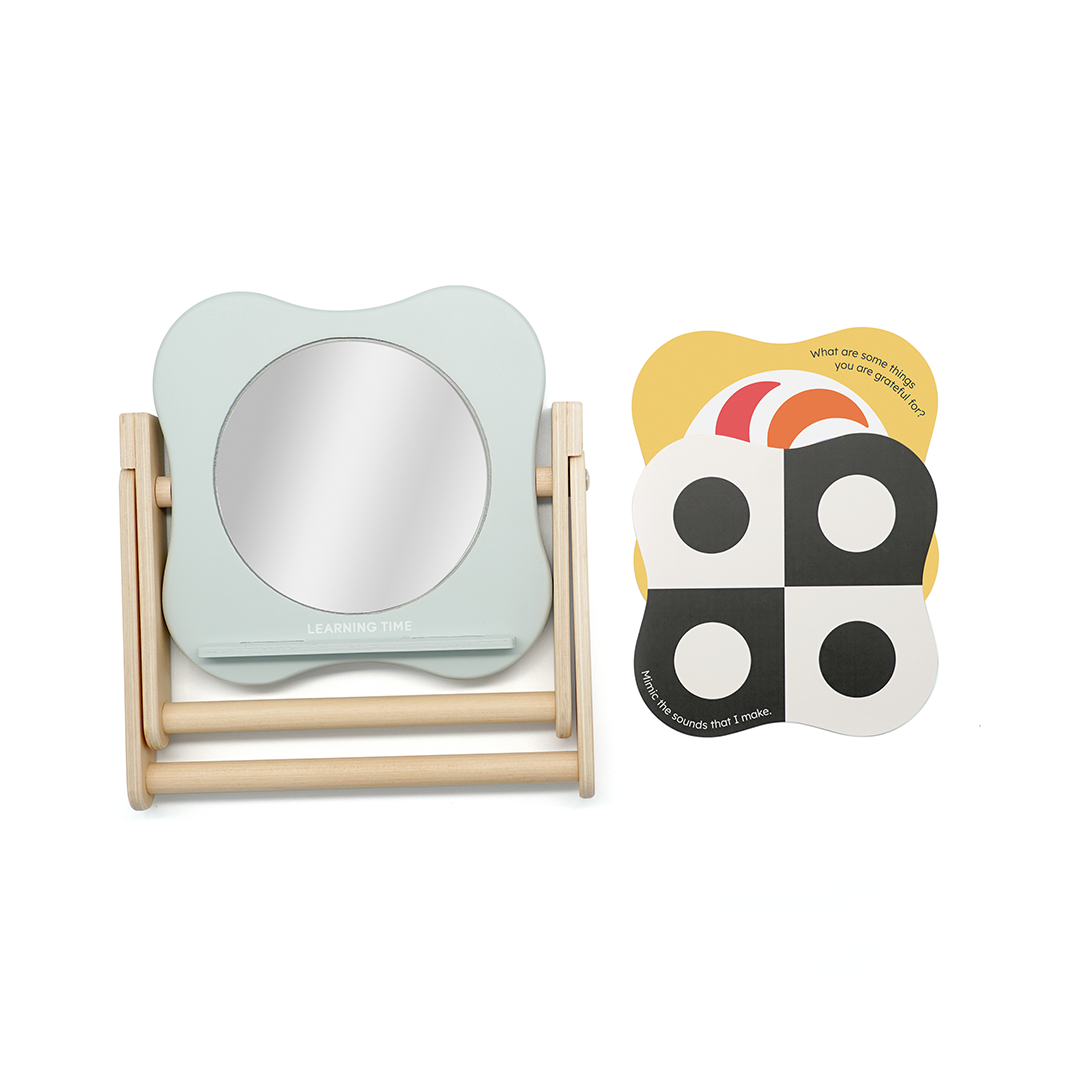 嬰兒安全鏡子配圖卡