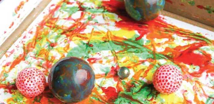 Activities at home: Ball painting - Learning Time HK